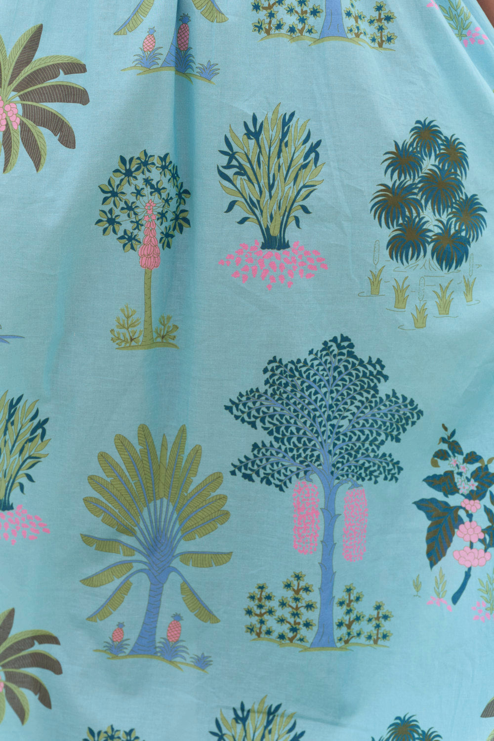 Sara Blouse in Blue Oasis