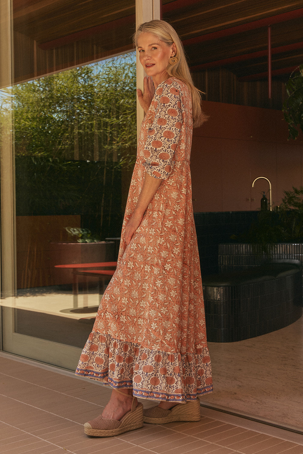 Bonnie Umbrella Dress in Heritage