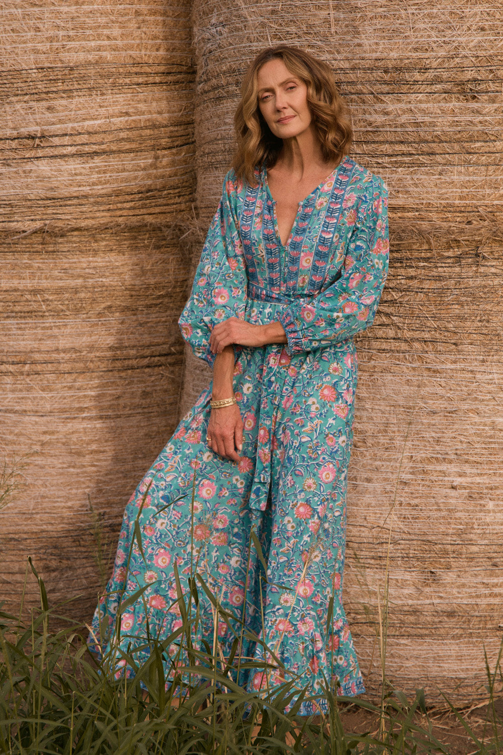 Bonnie Umbrella Dress in Posies