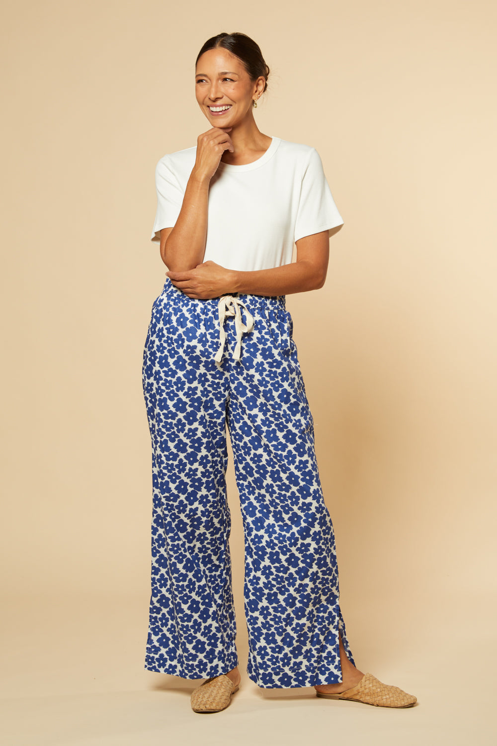 Breezy Elastic Waist Pant in Osaka Midnight