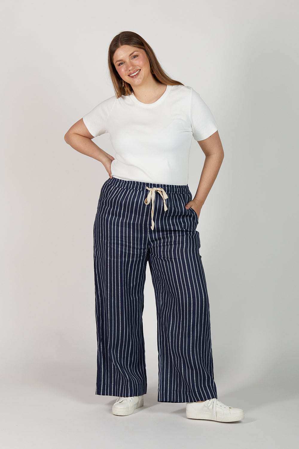 Breezy Relaxed Linen Pant in Boathouse