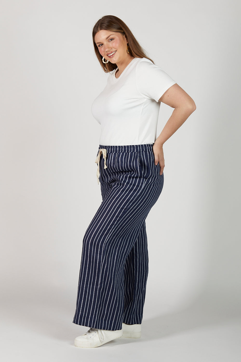 Breezy Relaxed Linen Pant in Boathouse