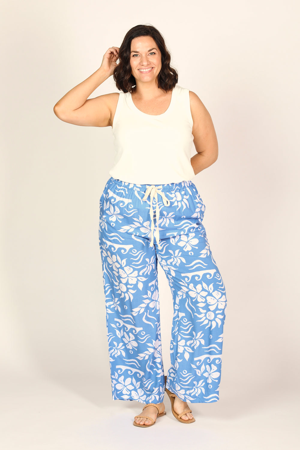 Breezy Relaxed Pant in Blue Horizon