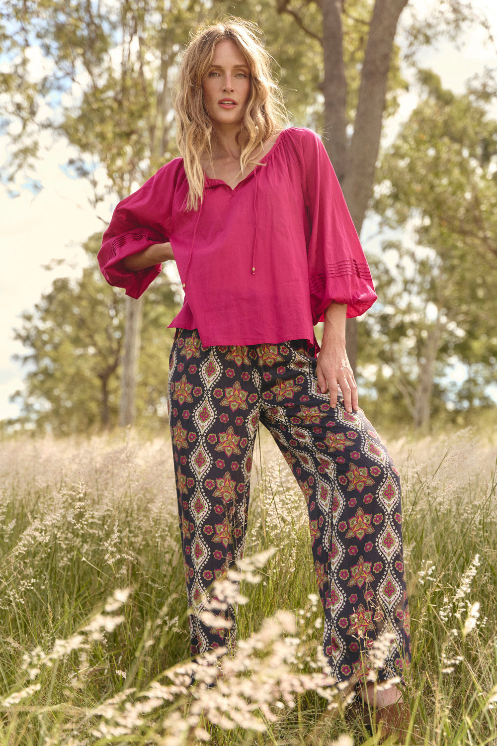 Breezy Relaxed Pant in Veloura
