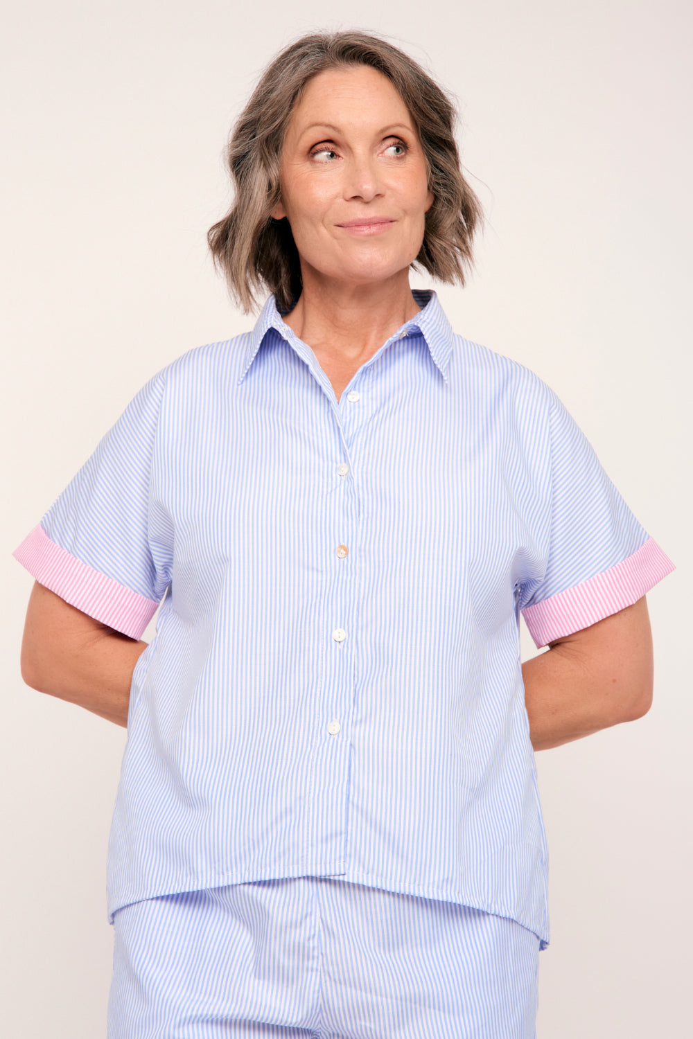 Carmen Shirt in Sunny Day Stripes