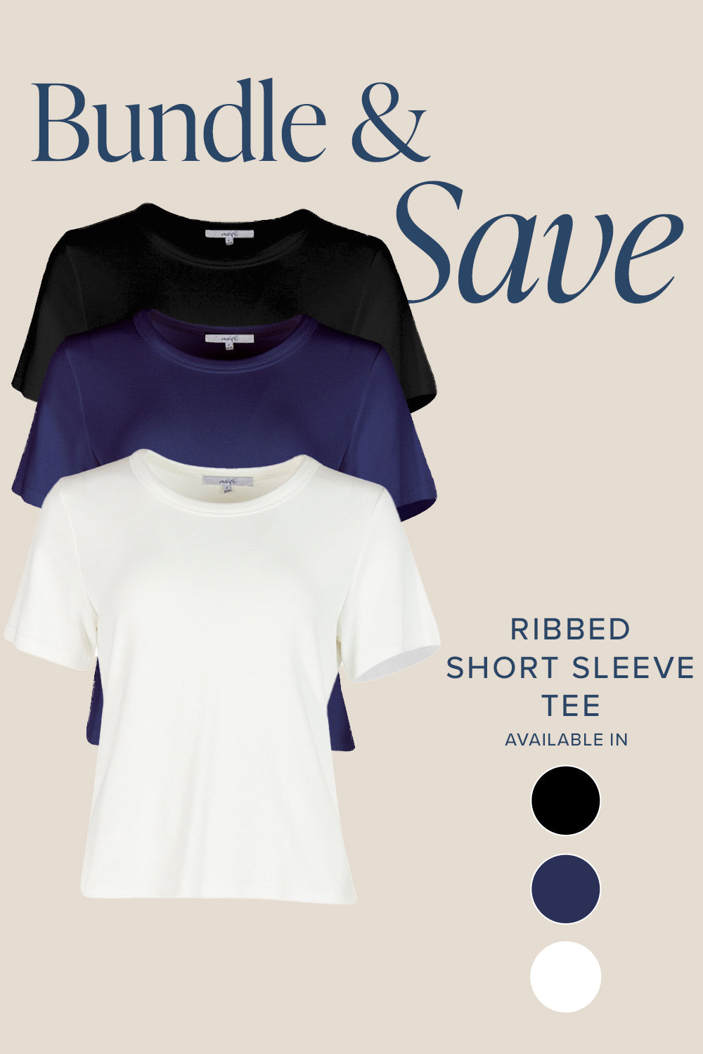 Ribbed Tee Bundle