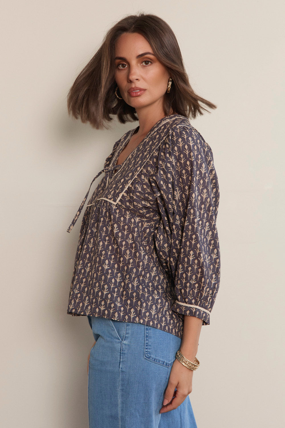 Cairo Blouse in Wildfern