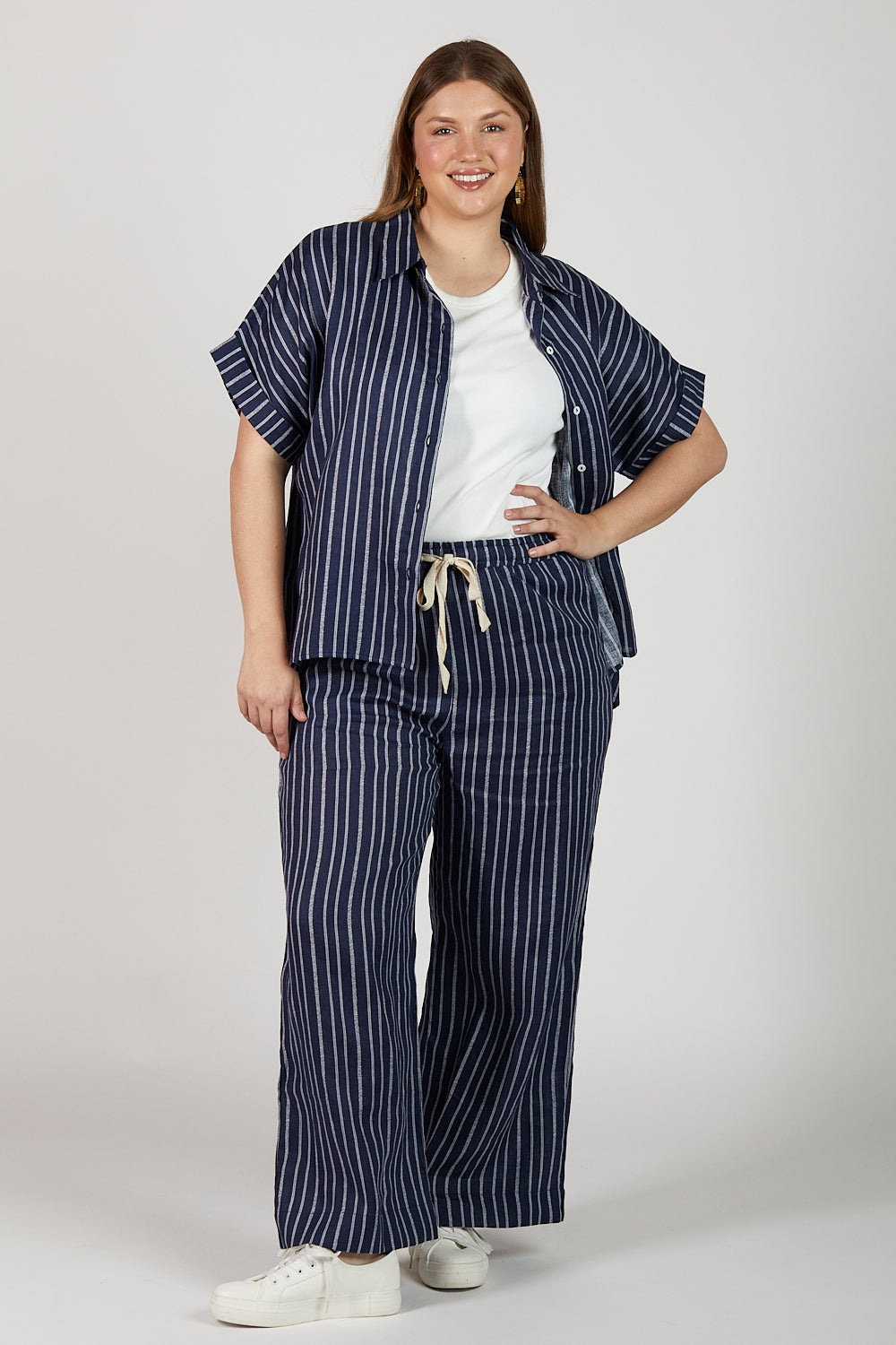 Breezy Relaxed Linen Pant in Boathouse