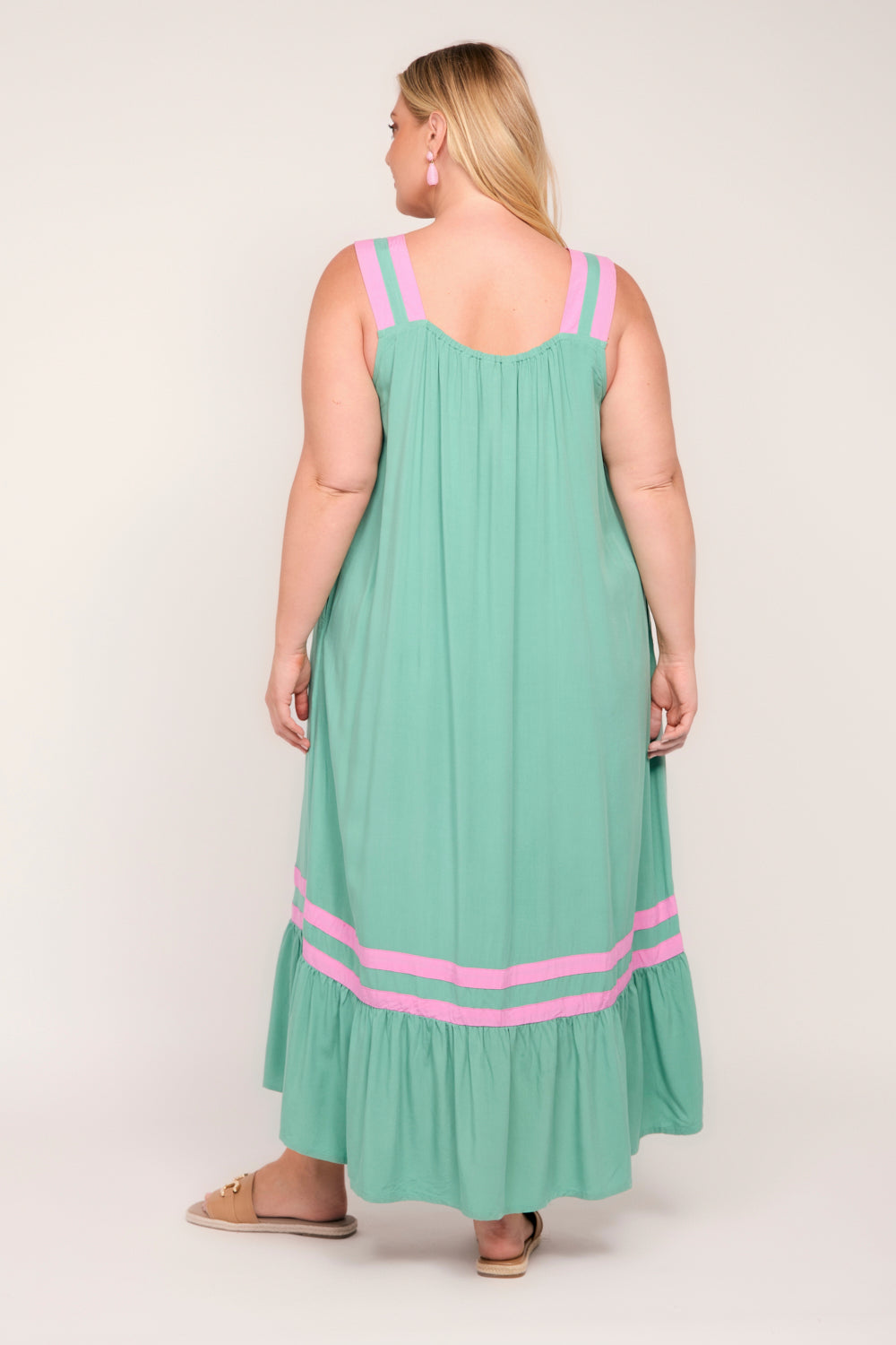 Celia Maxi Dress in Duo Delight