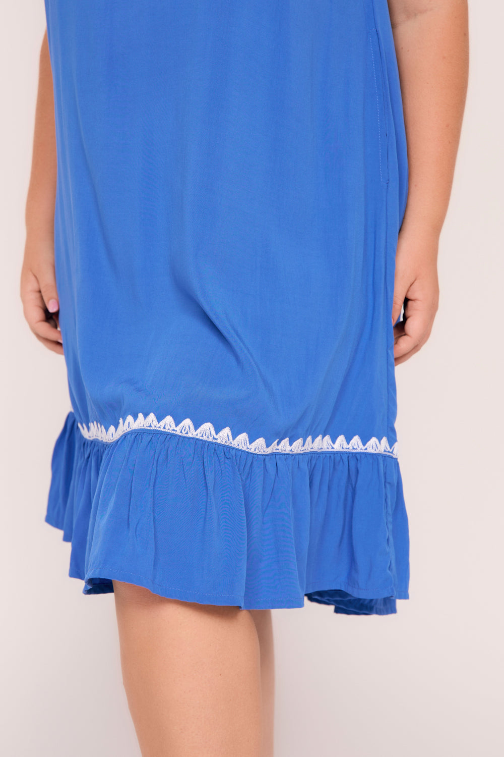 Celia Short Dress in Blueberry Delight