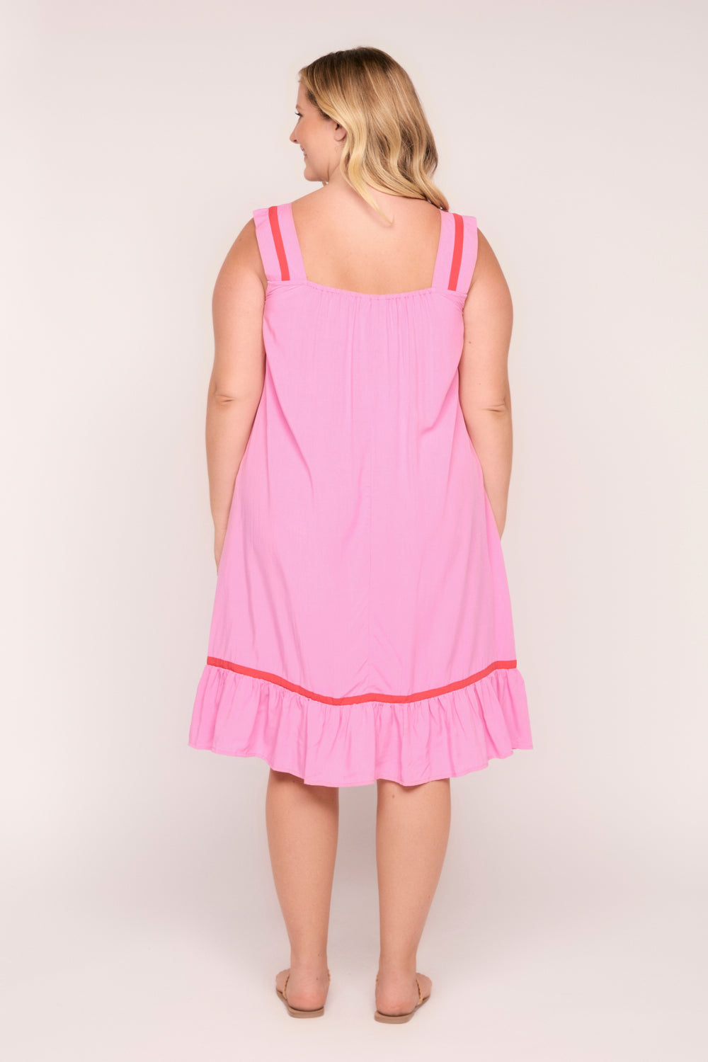 Celia Short Dress in Blushing Berries