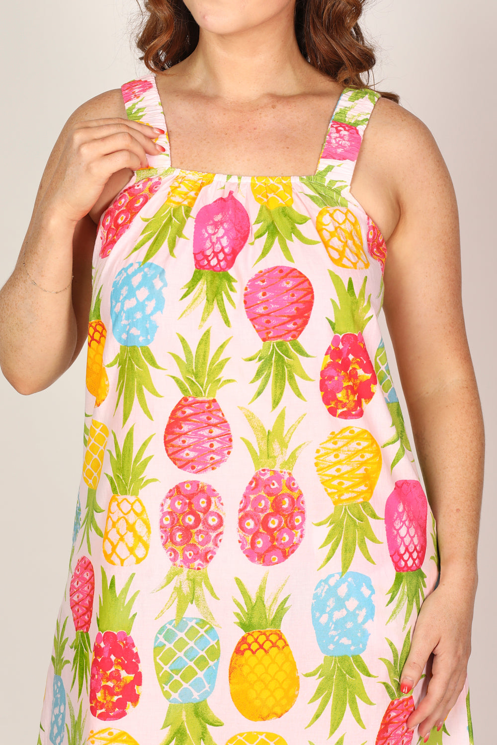 Clara Short Dress in Tropical Sunrise