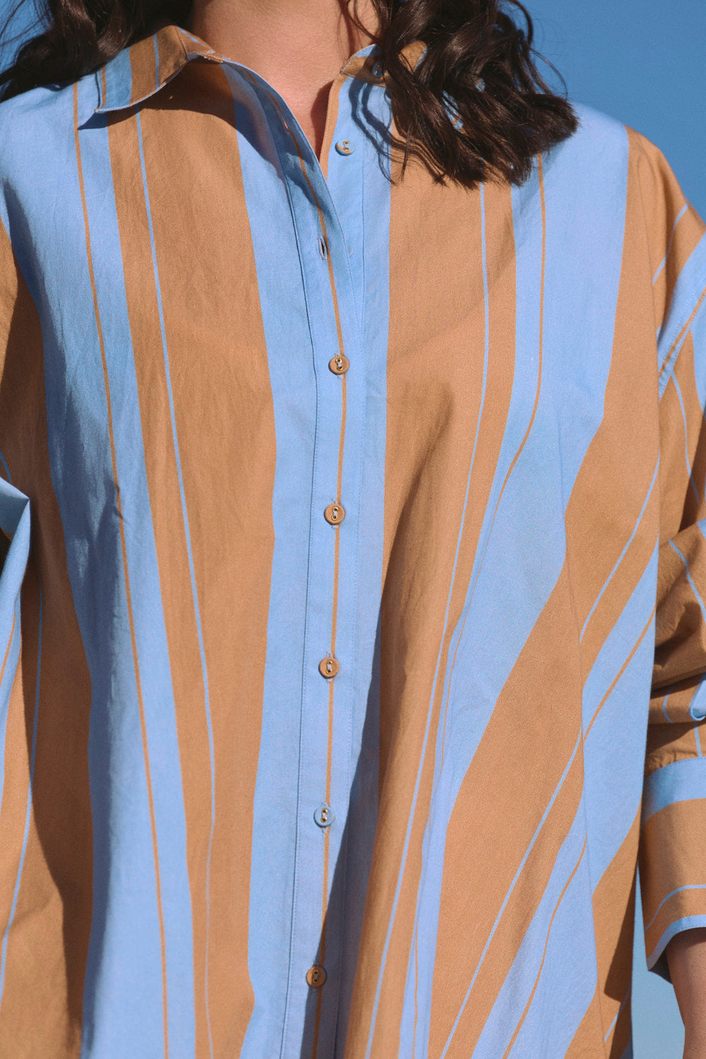 Bowie Oversized Shirt in Zephyr