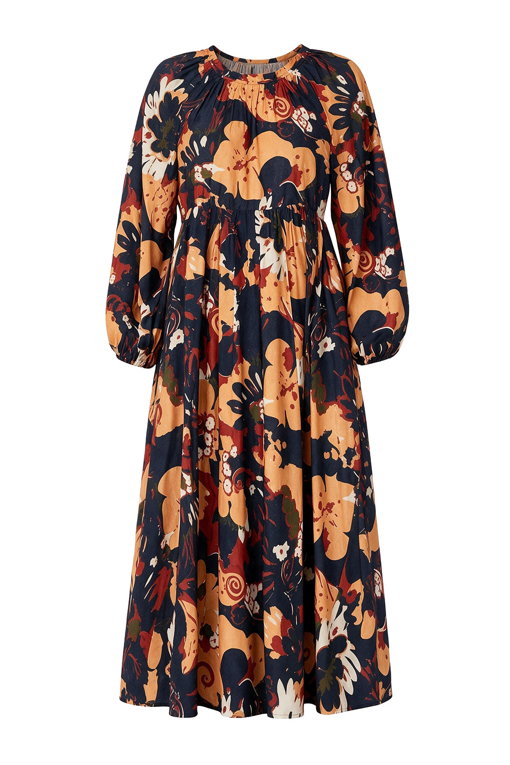 Freya Cotton Silk Reversible Dress in Wildwood