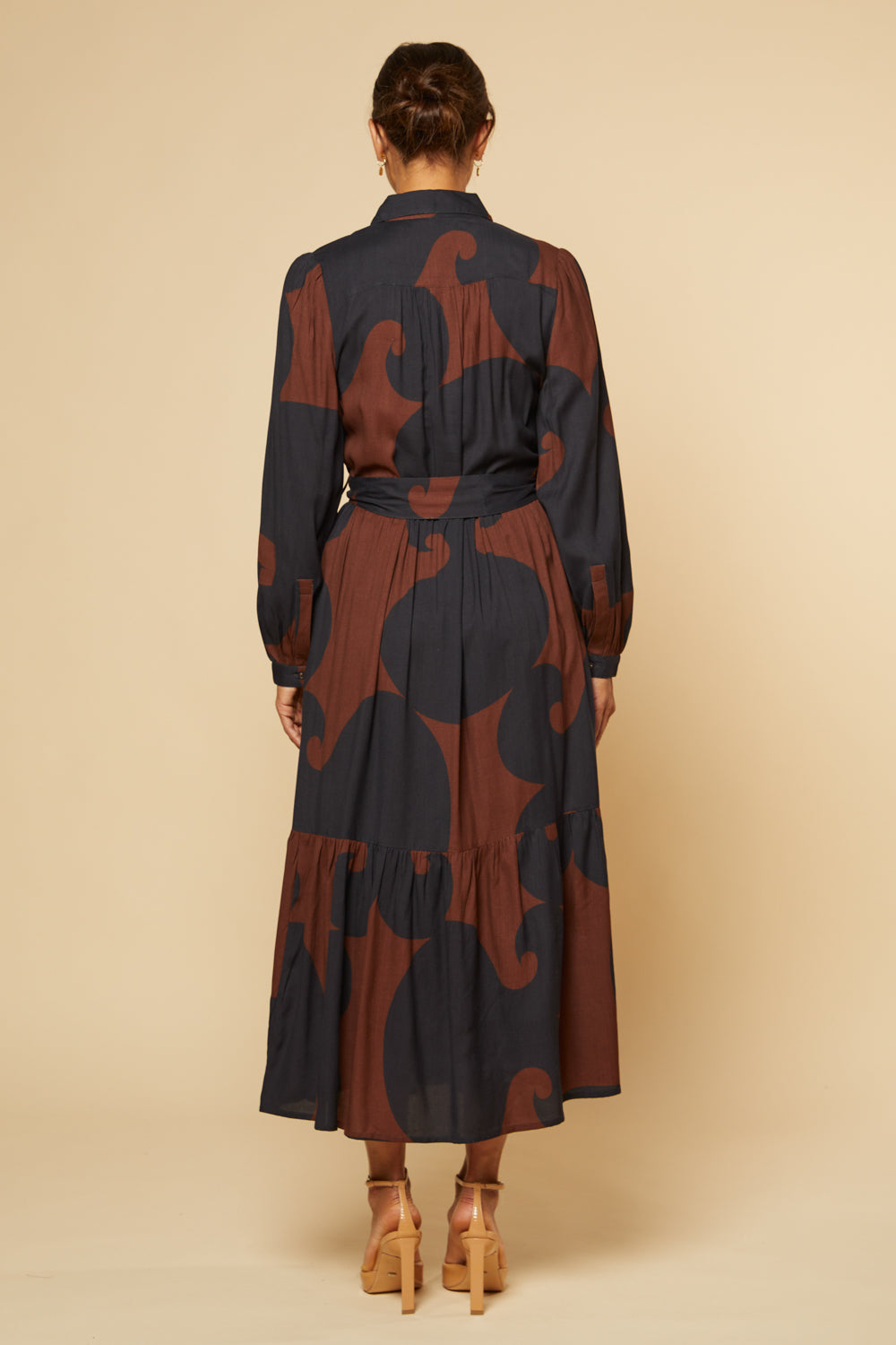 Ginette Long Sleeve Maxi Dress in Soho