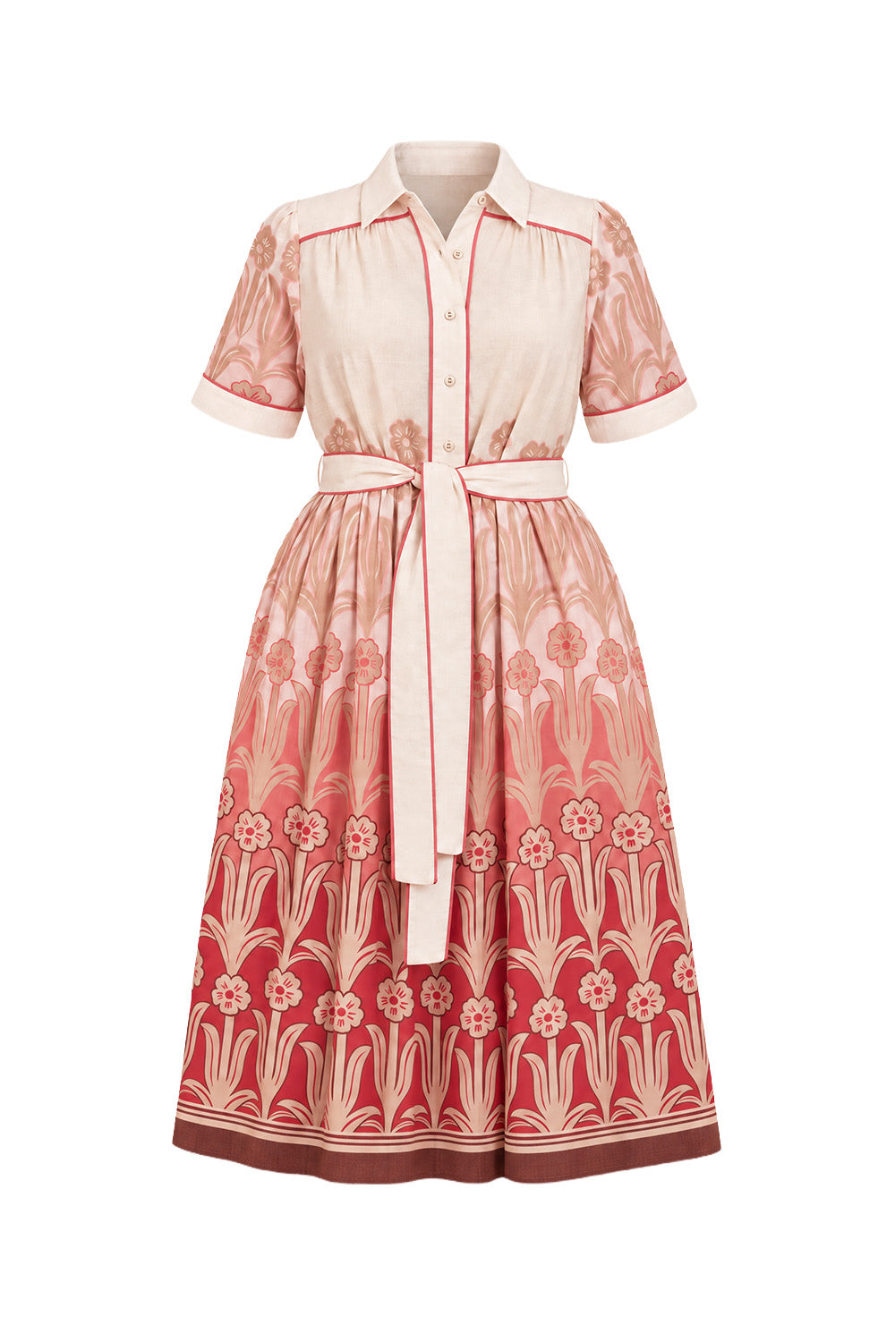 Ginnie Collared Dress in First Love