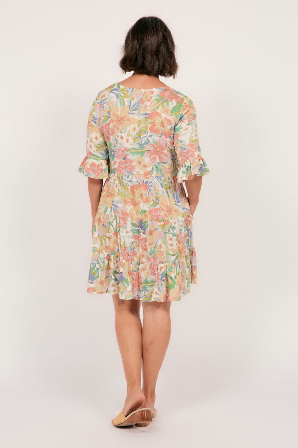 Ingrid Dress in Aquarelle