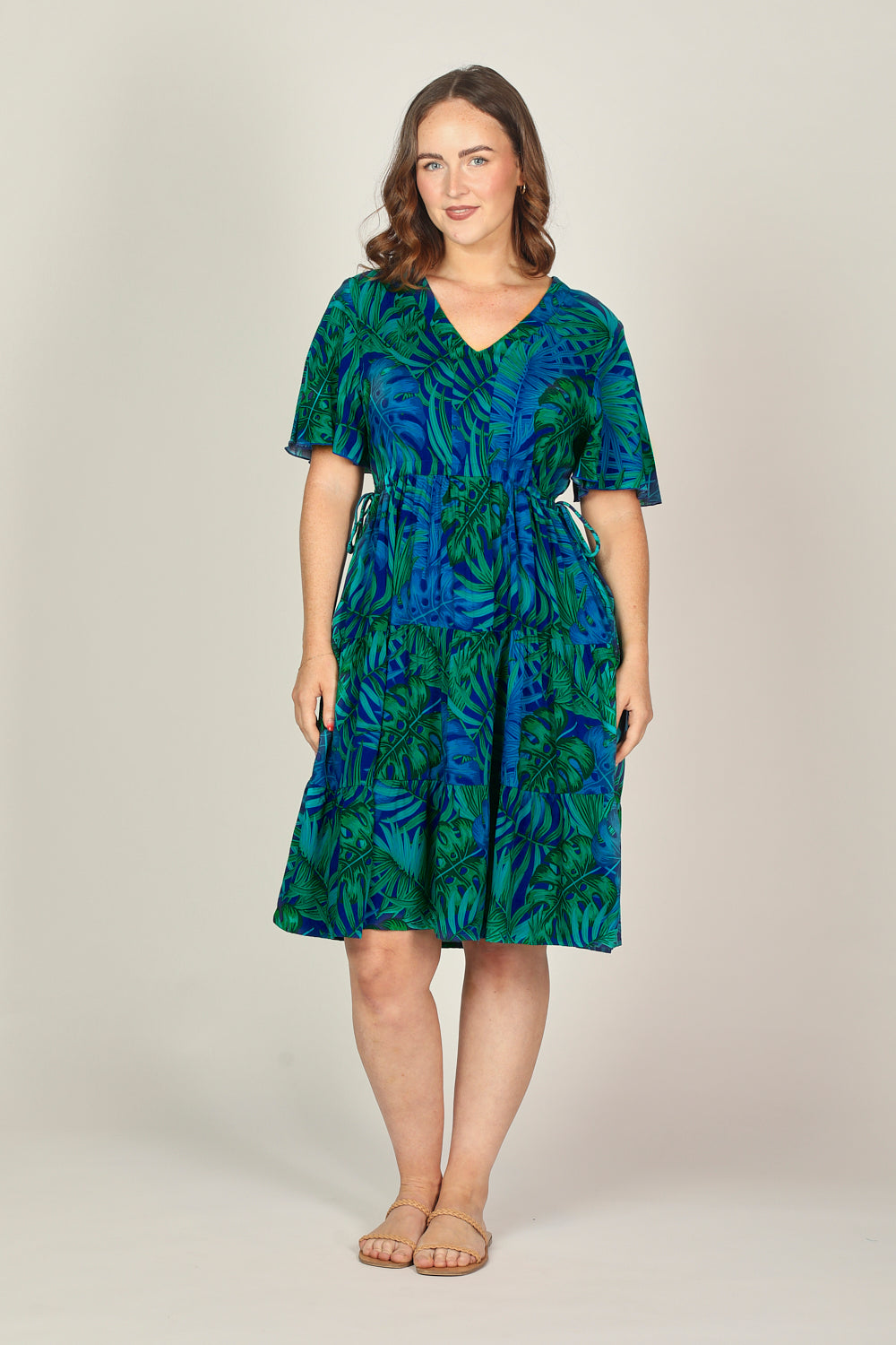 Iris Short Dress in Jungle Fever