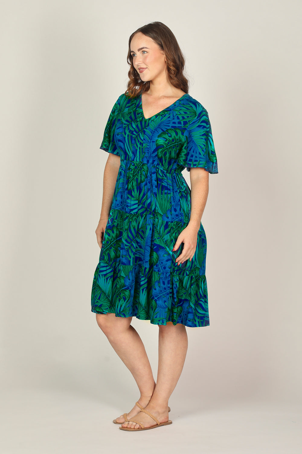 Iris Short Dress in Jungle Fever