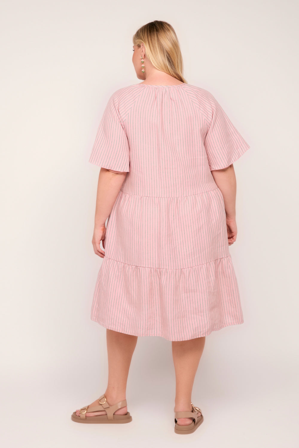 Ismay Linen Dress in Beverly Hills