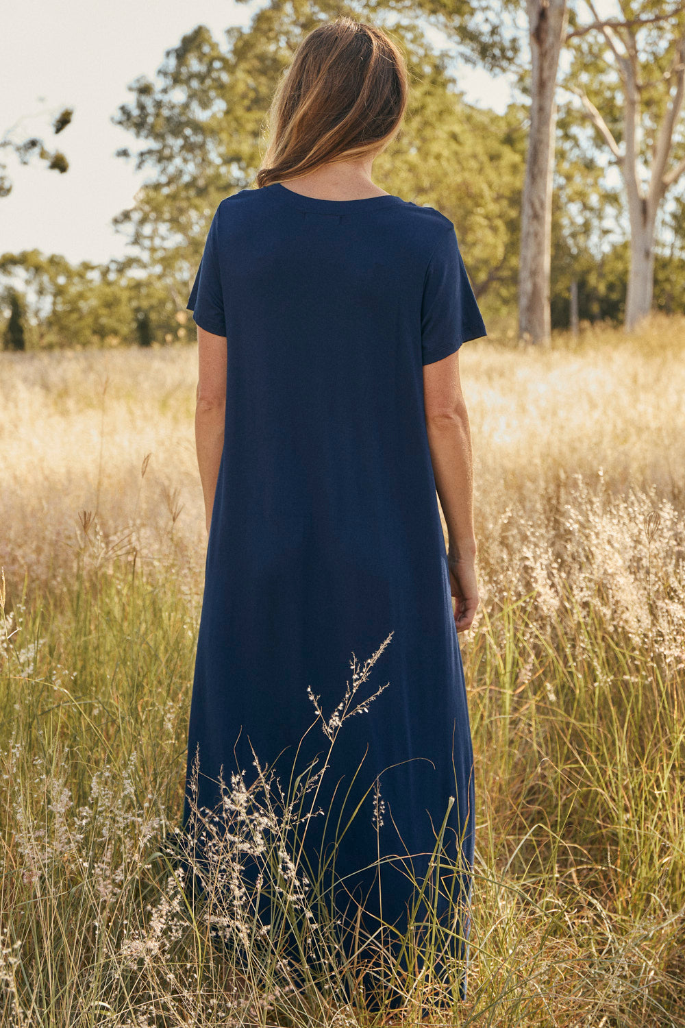 Swing Dress in Navy