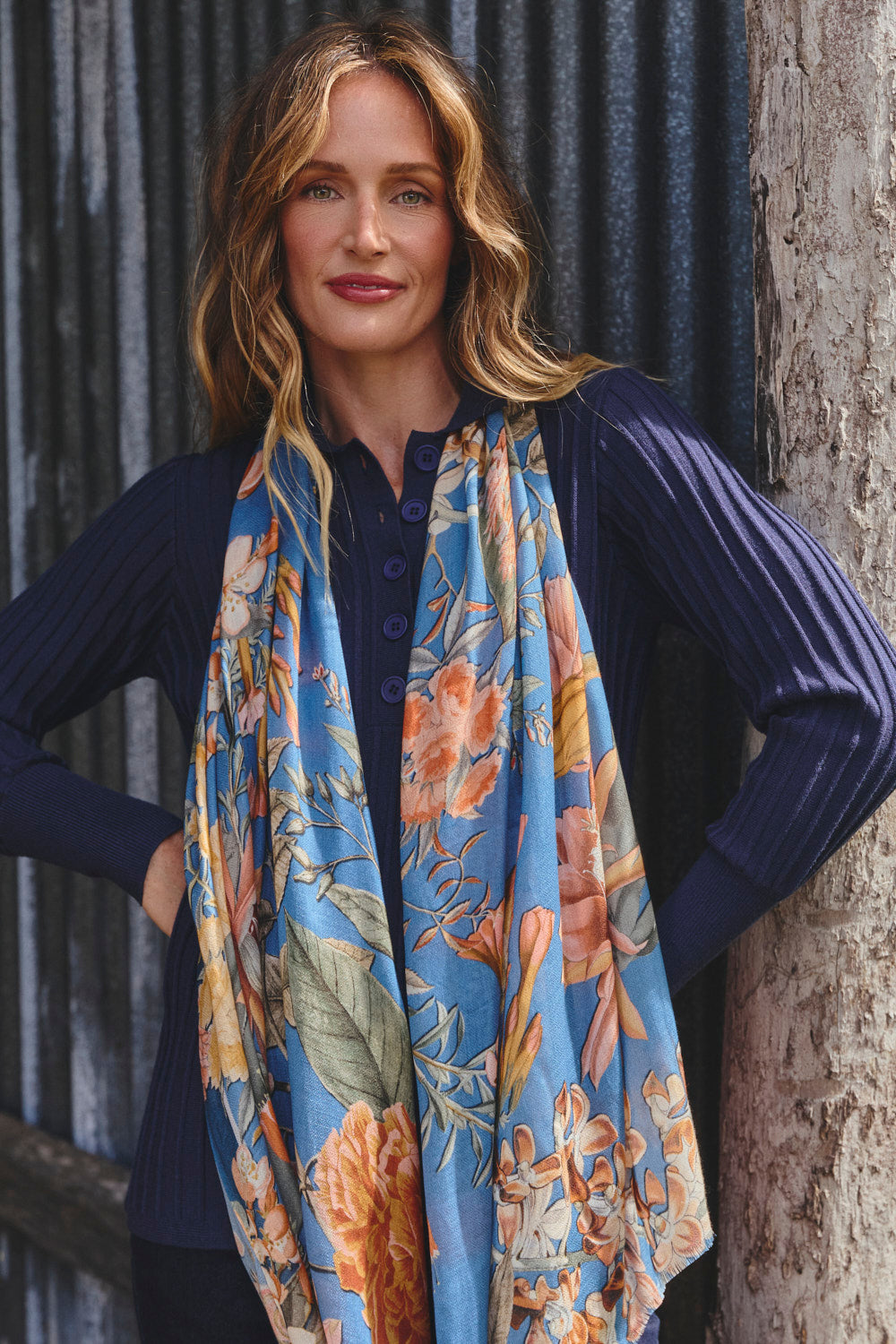 Opulent Blooms Scarf