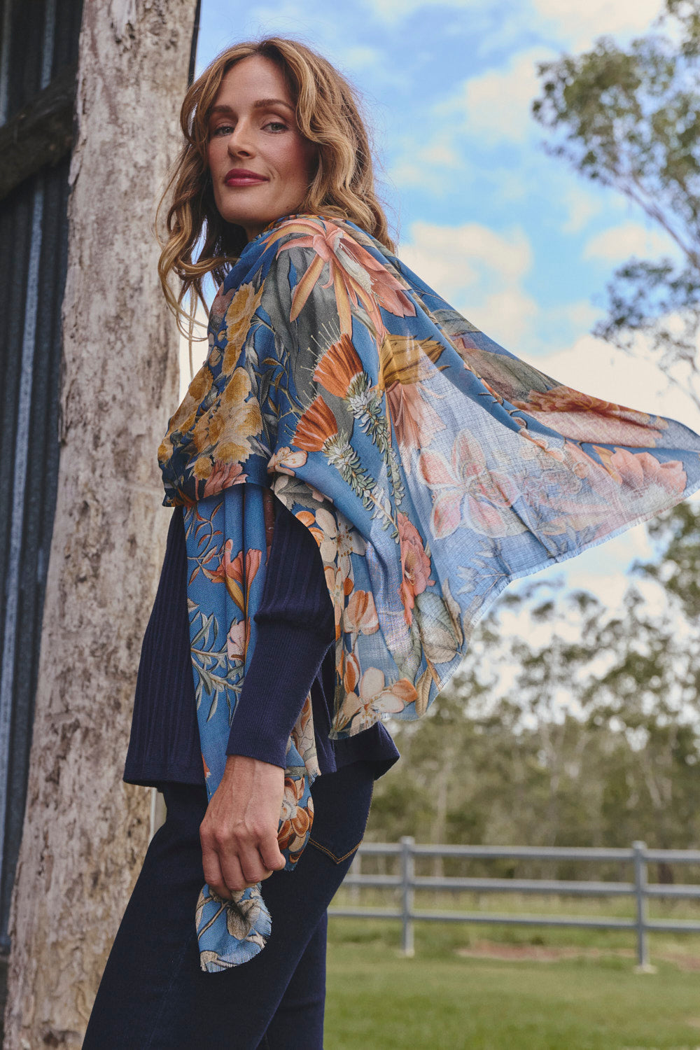 Opulent Blooms Scarf