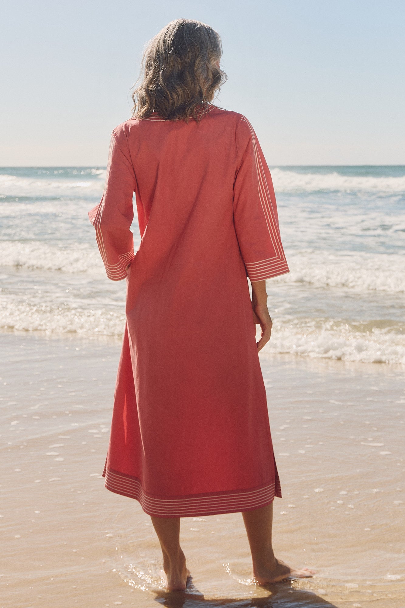 Sofia Bell Sleeve Tunic Dress in Duality Rose