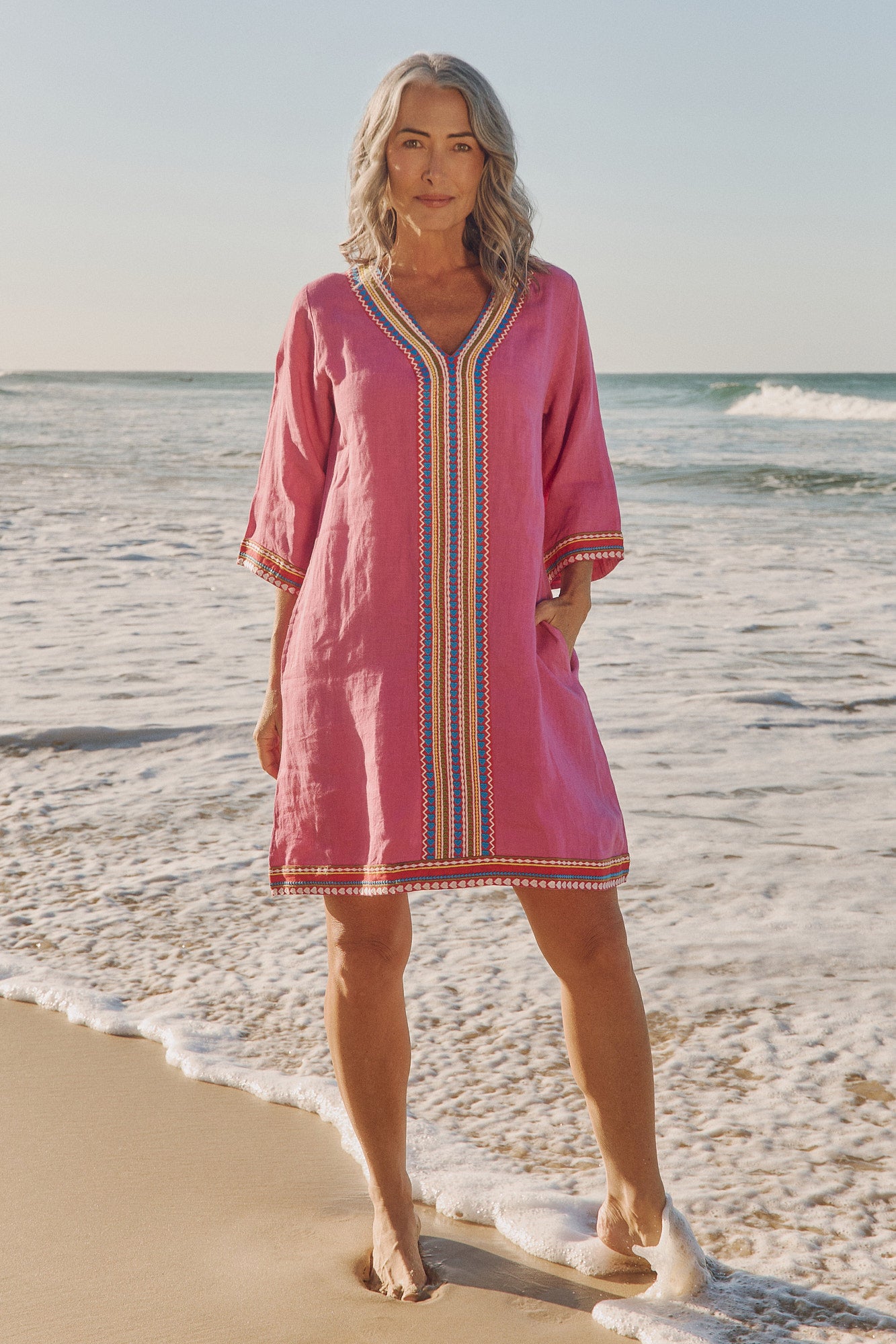 Sacha Shift Dress in Orchid