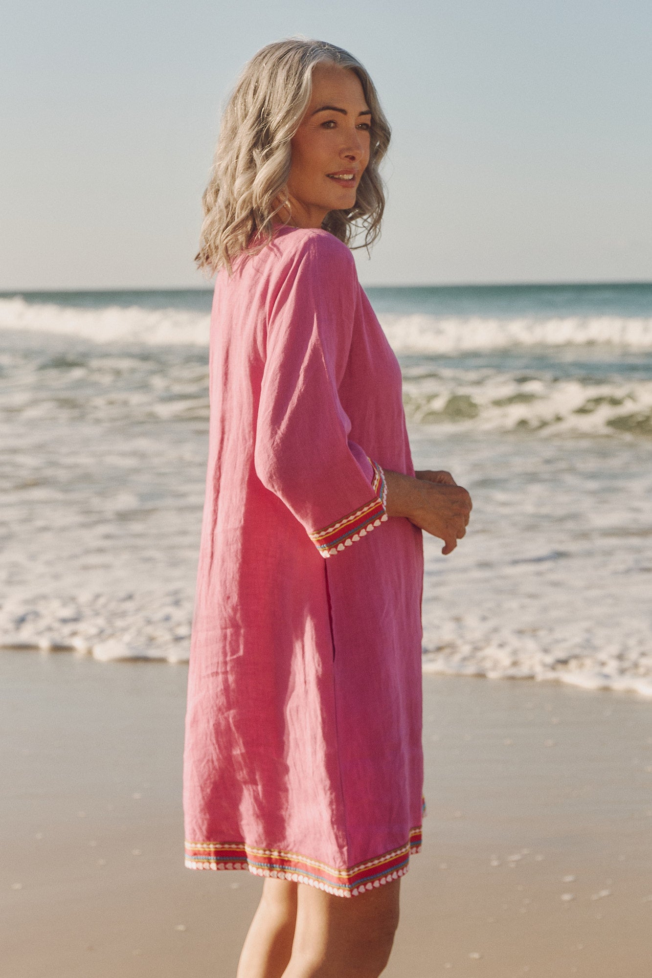 Sacha Shift Dress in Orchid