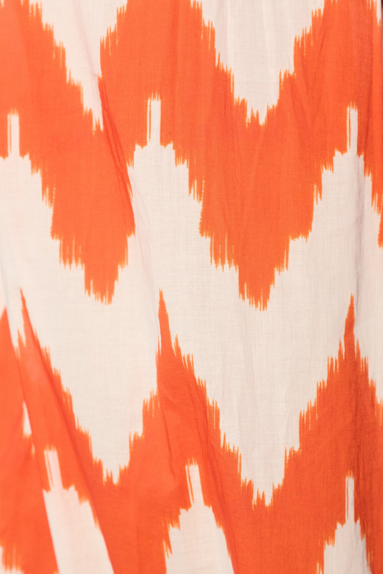 Mandy Tunic Dress in Chevron Orange