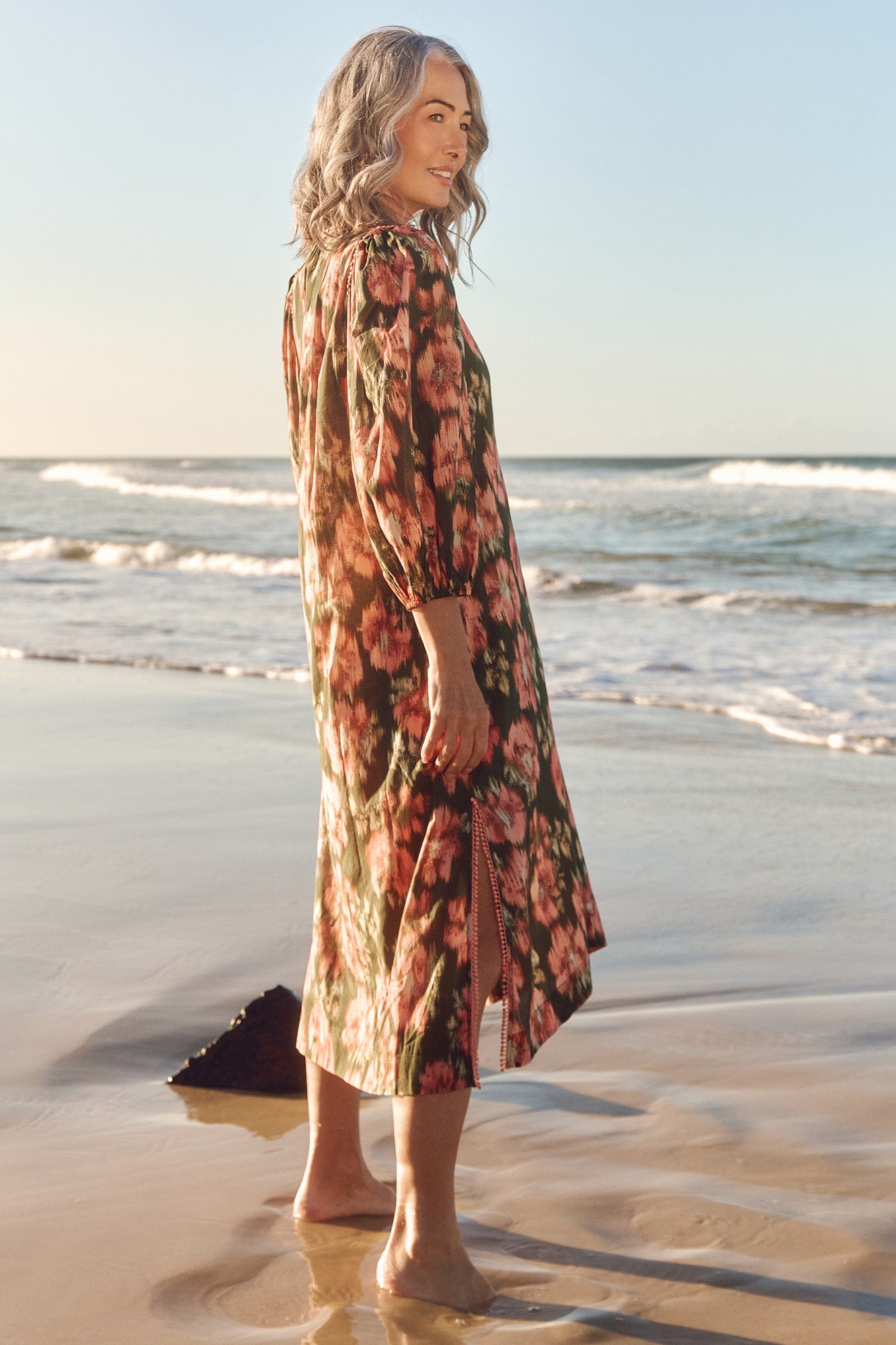Mandy Tunic Dress in Vintage Bloom