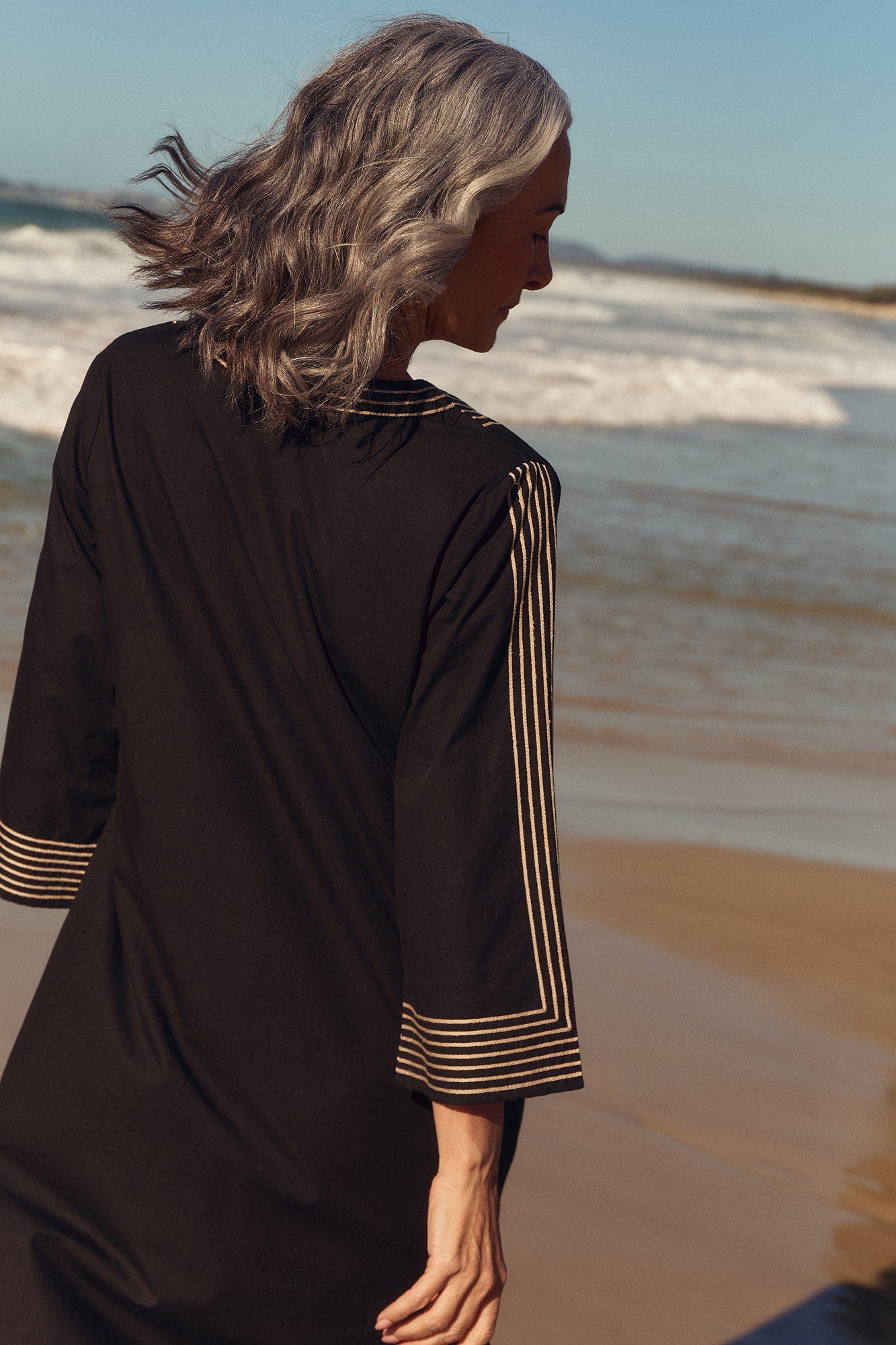 Sofia Bell Sleeve Tunic Dress in Duality