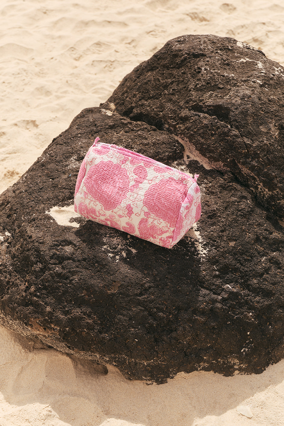 Large Cosmetic Pouch in Paisley Charm