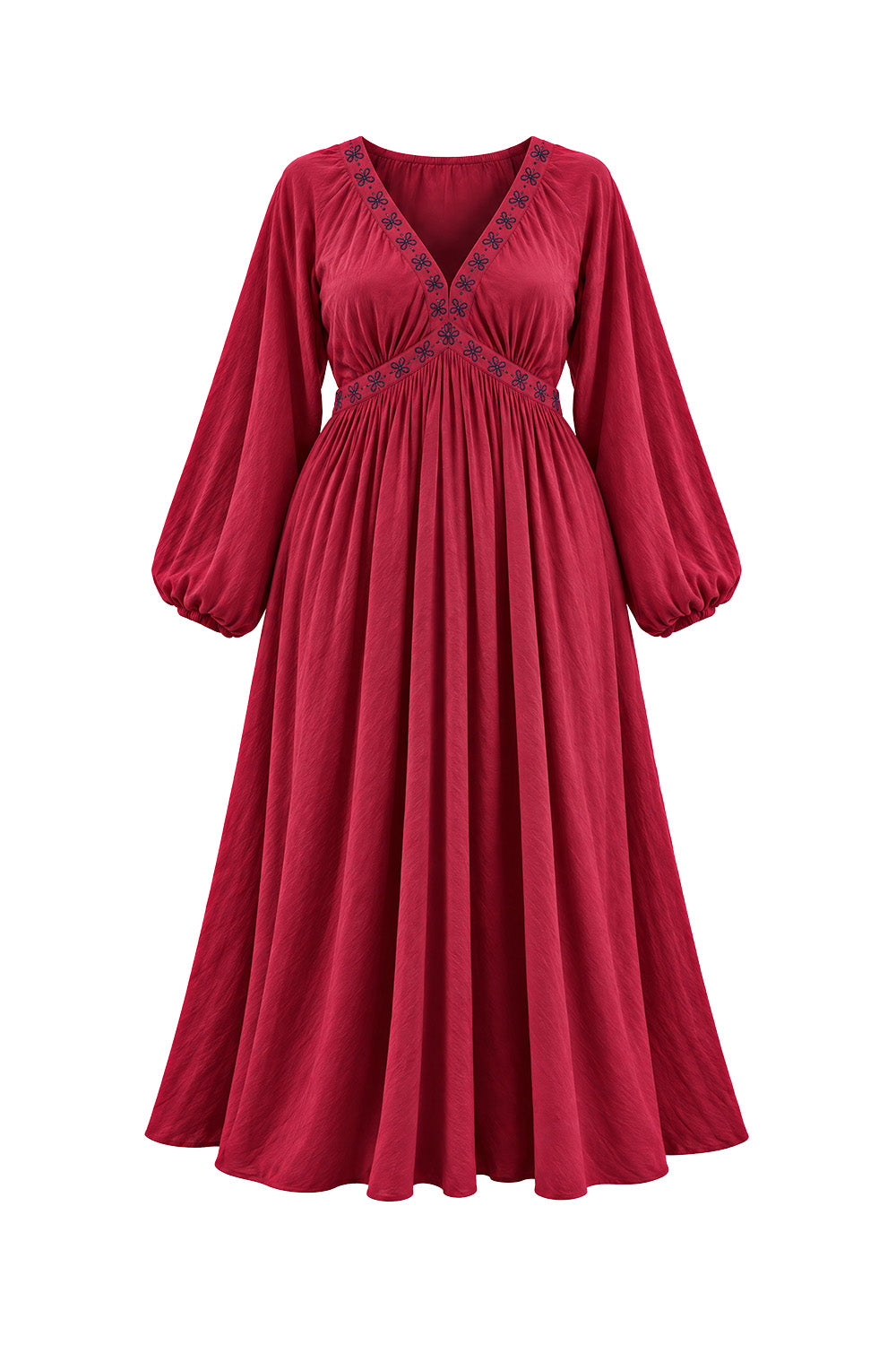 Margot Billow Dress in Berry Gild