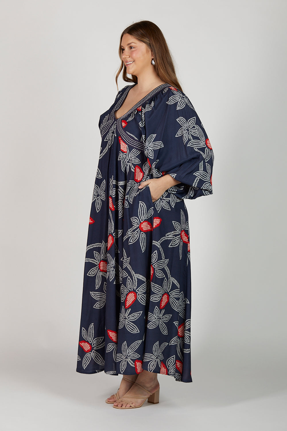 Margot Maxi Dress in Ikebana