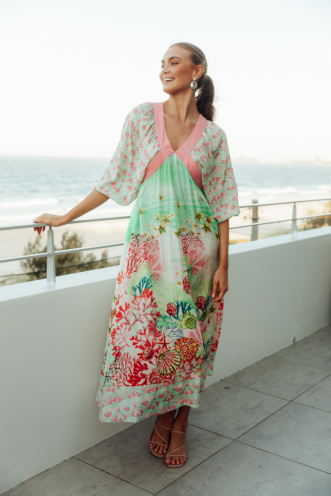 Margot Maxi Dress in Seychelles