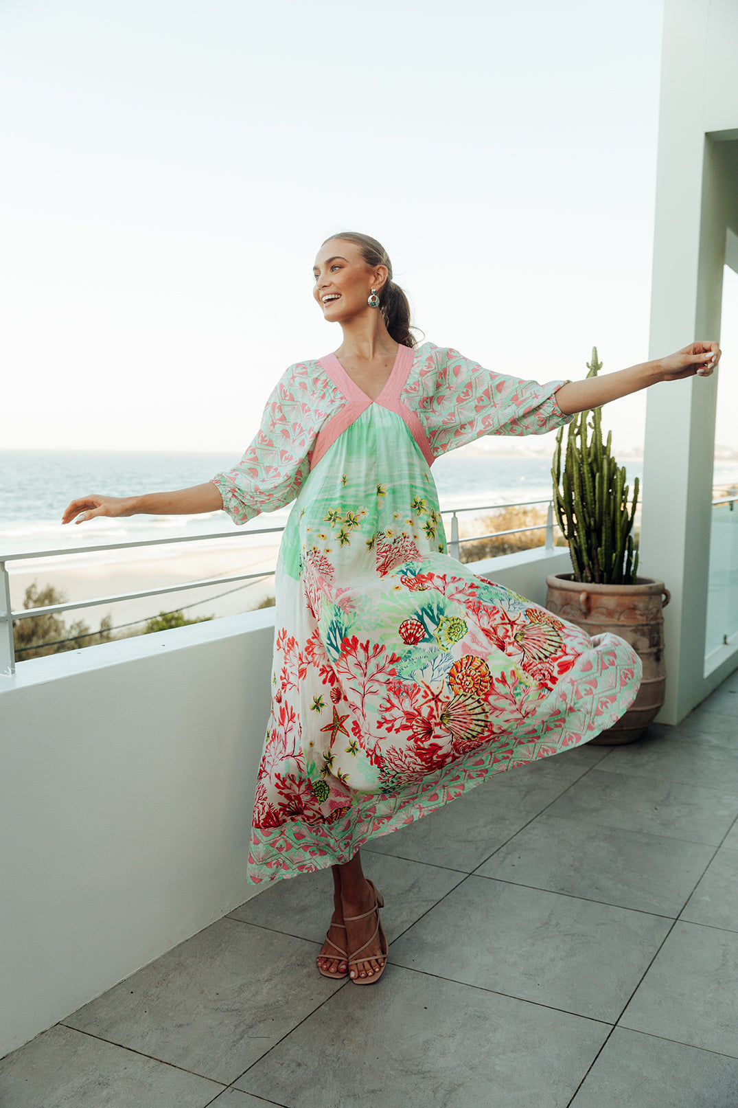 Margot Maxi Dress in Seychelles