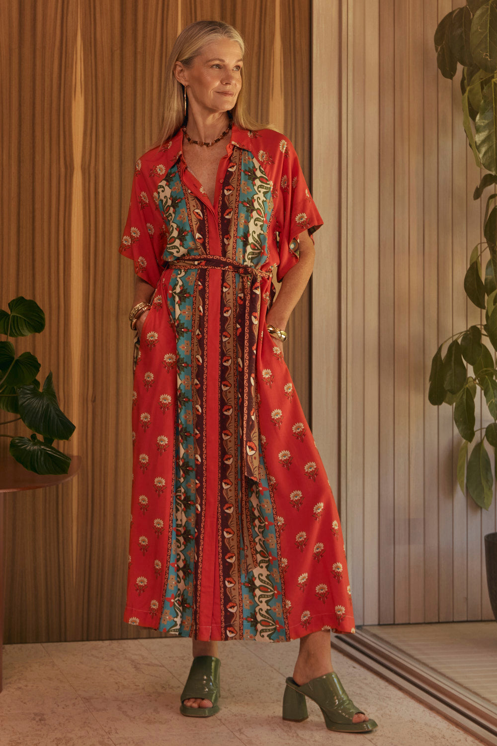 Matilda Shirt Dress in Palladio