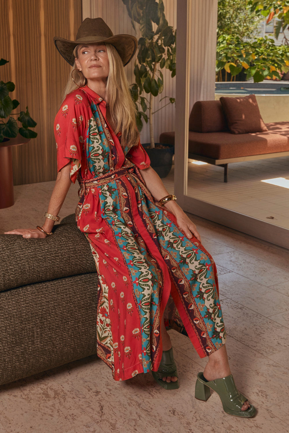 Matilda Shirt Dress in Palladio