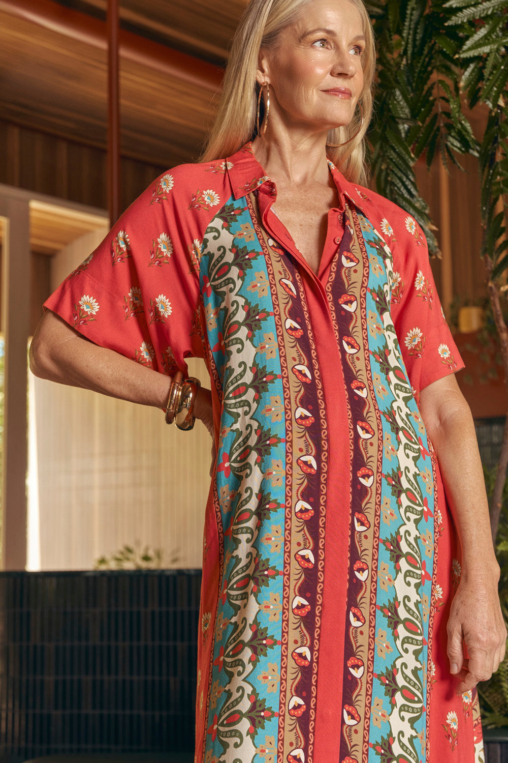 Matilda Shirt Dress in Palladio