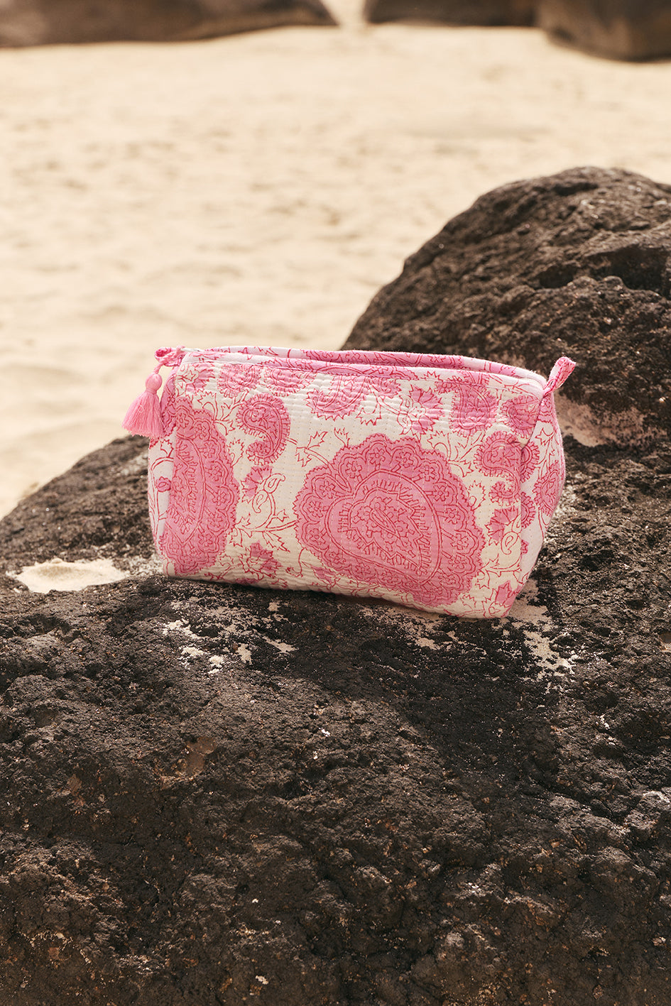 Medium Cosmetic Pouch in Paisley Charm