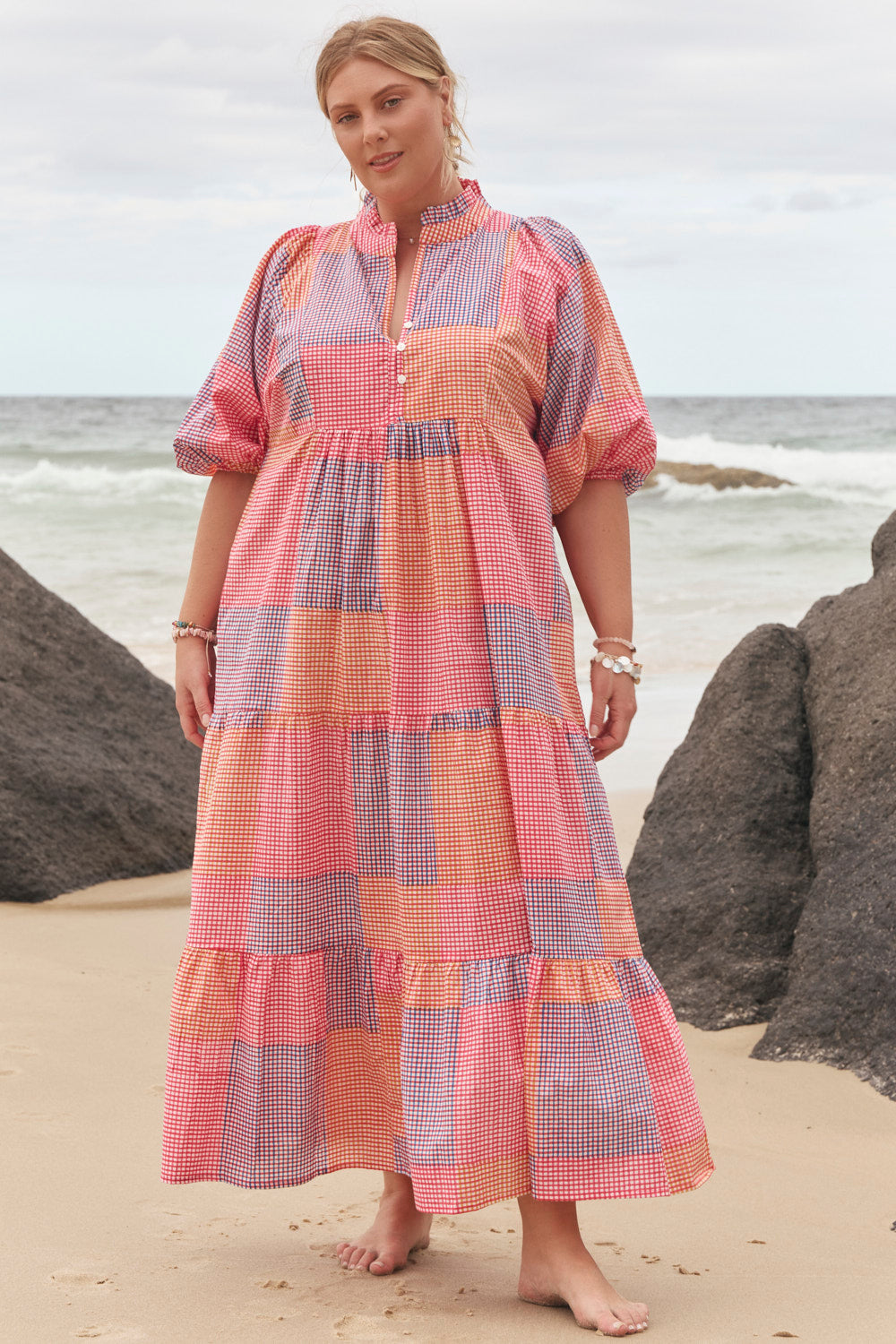 Mirabelle Frill Dress in Bliss