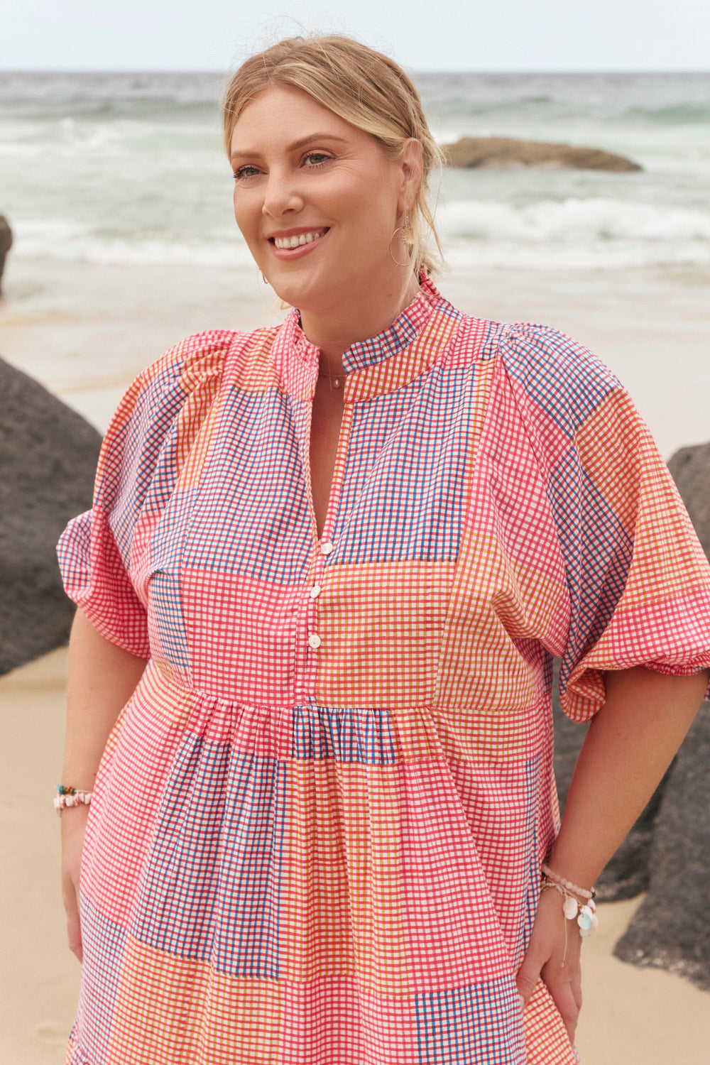 Mirabelle Frill Dress in Bliss