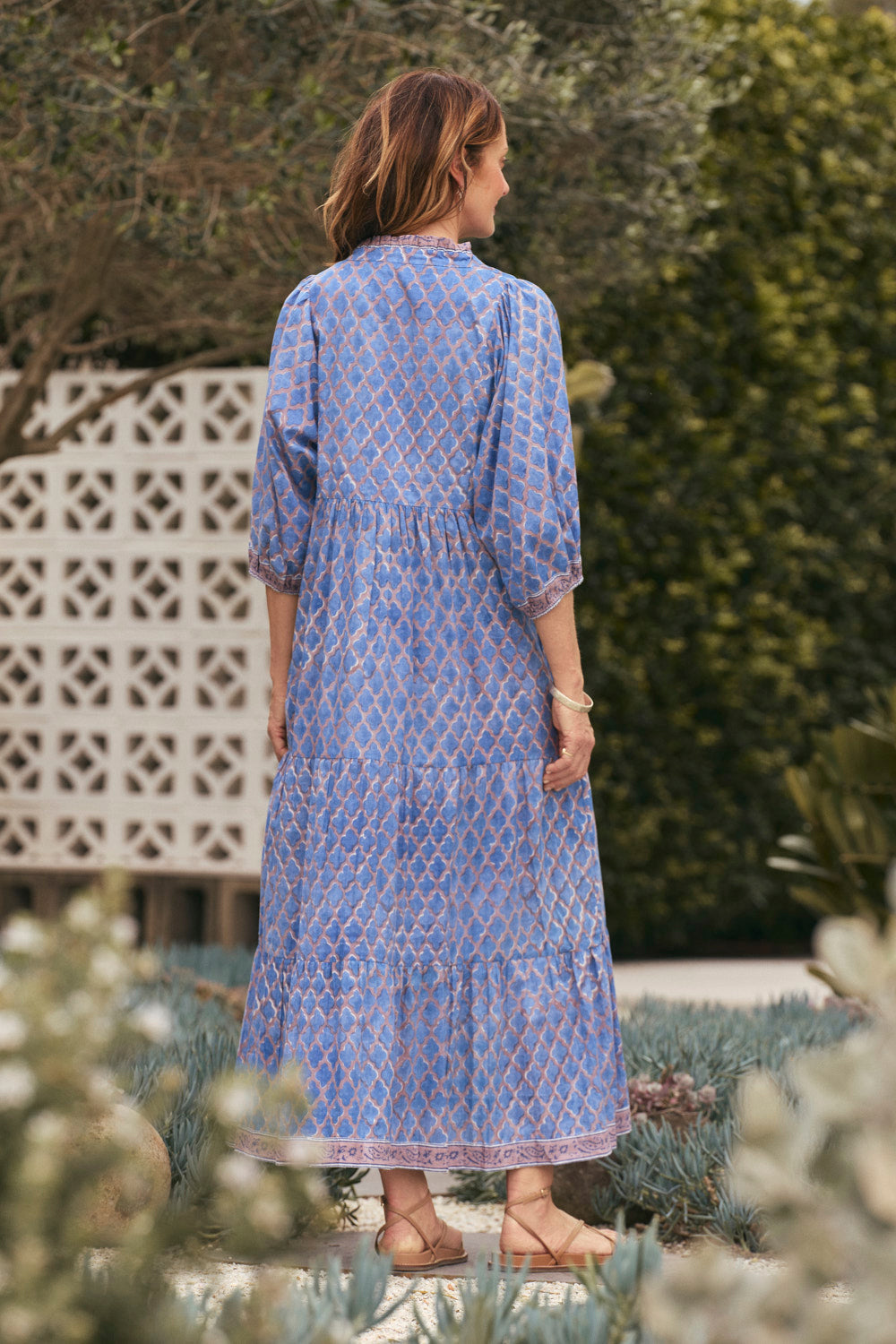 Mirabelle Frill Dress in Elowen, Maxi Dress - Adrift Clothing