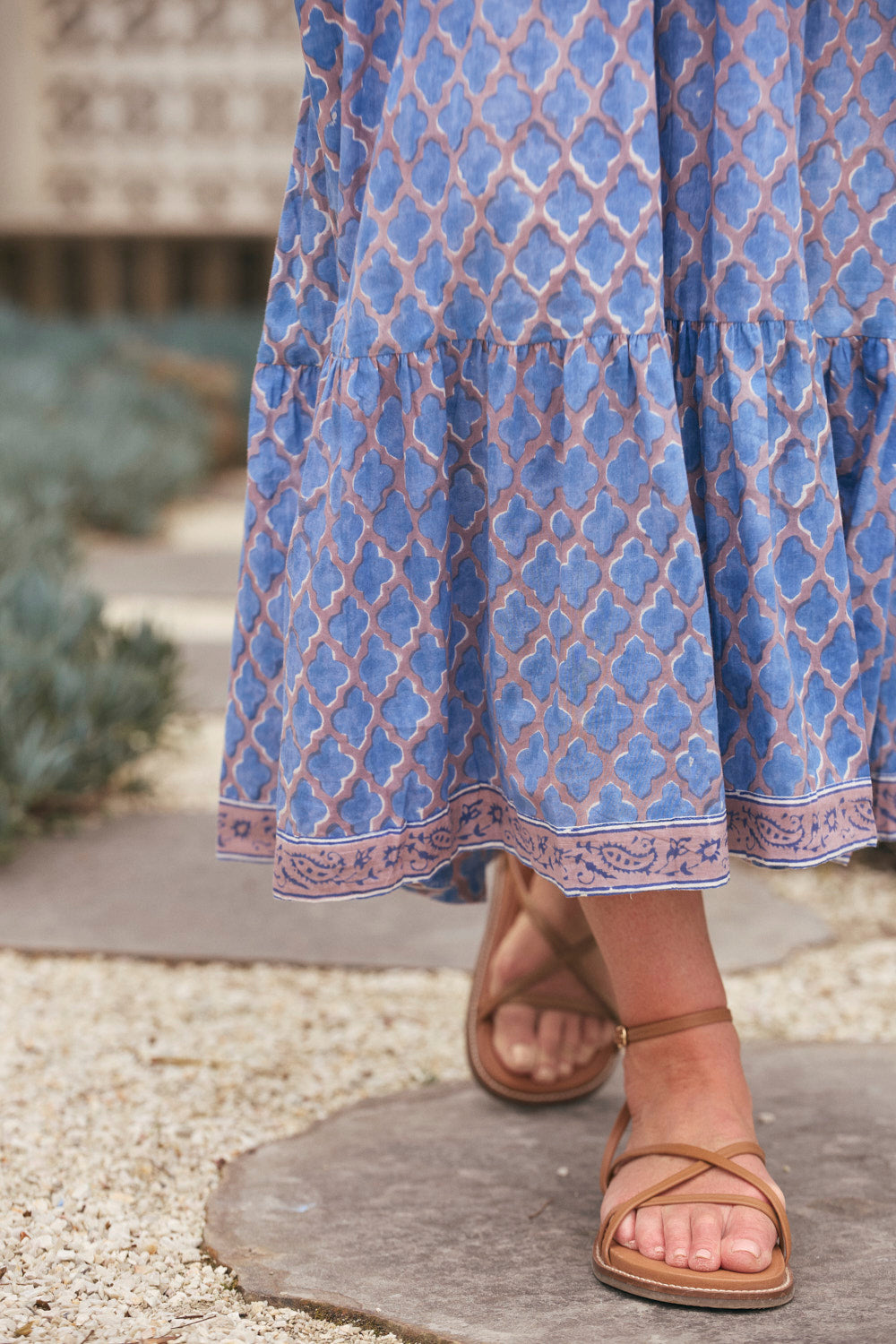 Mirabelle Frill Dress in Elowen, Maxi Dress - Adrift Clothing