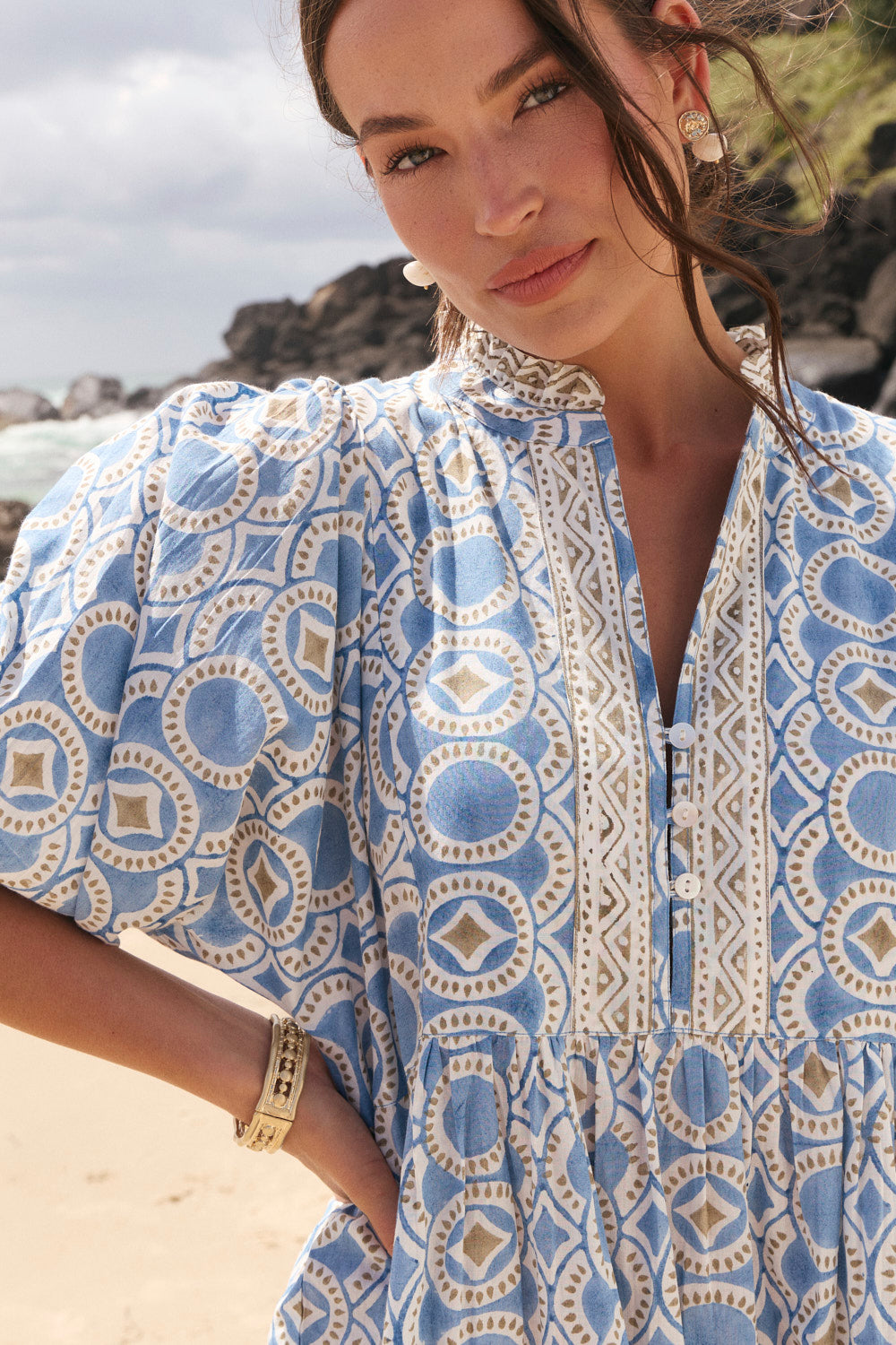 Mirabelle Frill Dress in Elysian