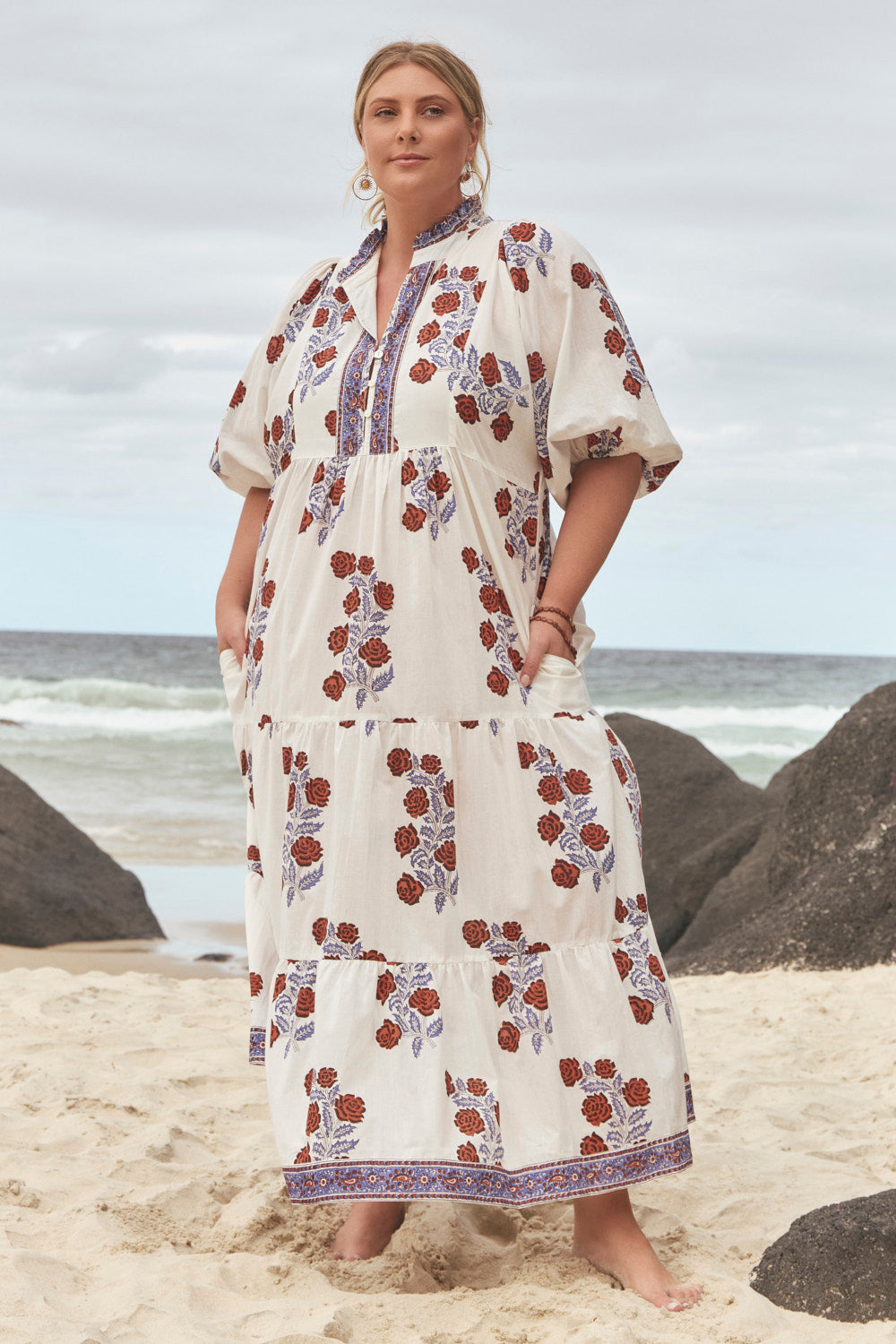 Mirabelle Frill Dress in Wildflower