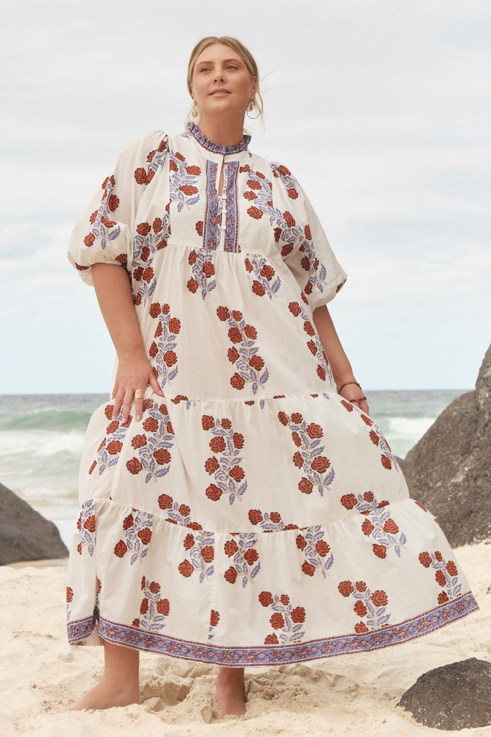 Mirabelle Frill Dress in Wildflower