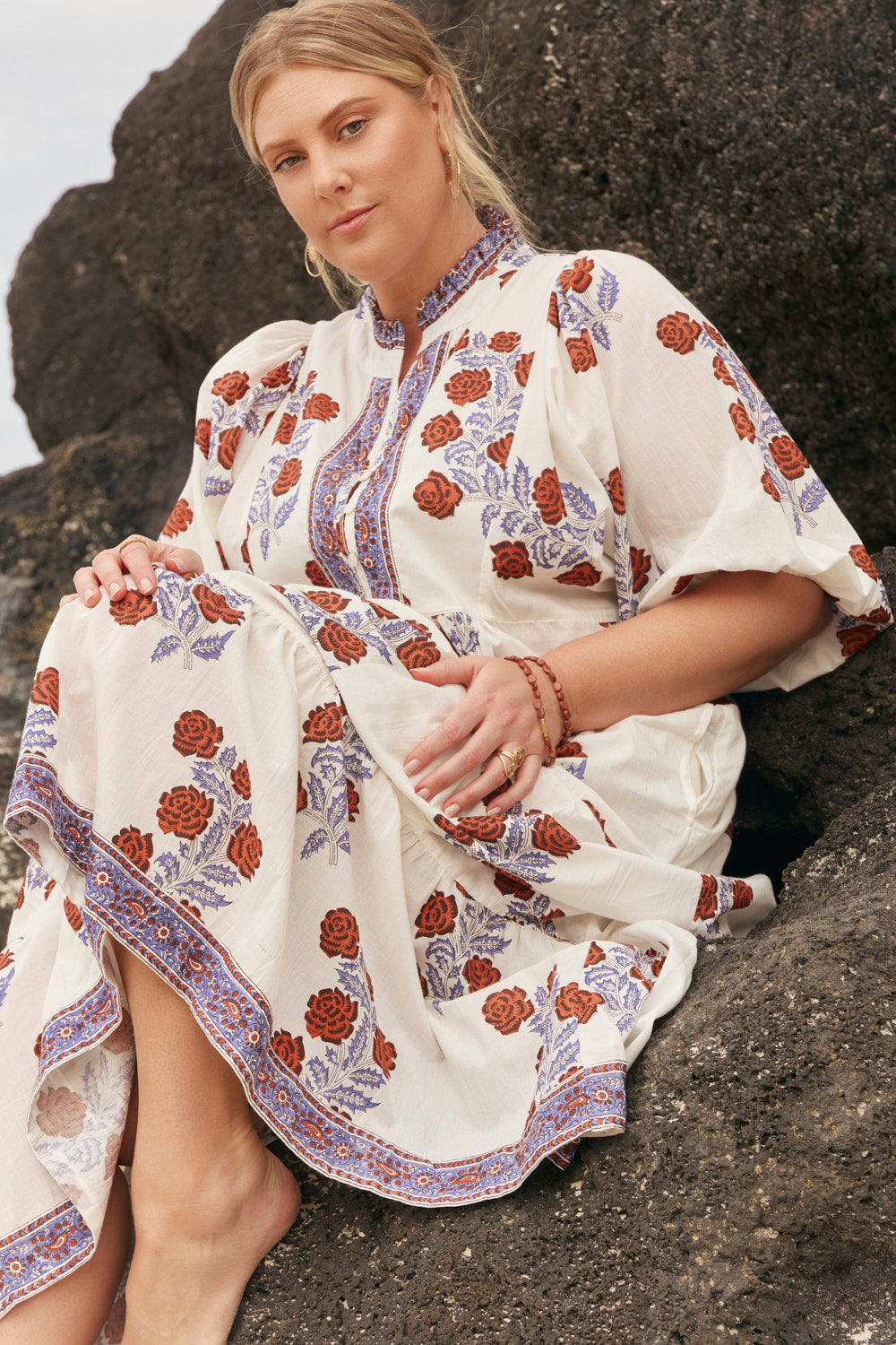 Mirabelle Frill Dress in Wildflower